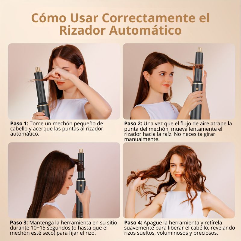 Estilizador y Secador de Pelo 5 en 1