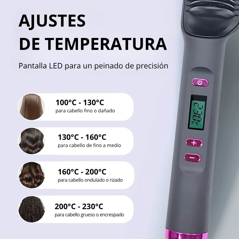 Cepillo Alisador 3 en 1 - 2.0