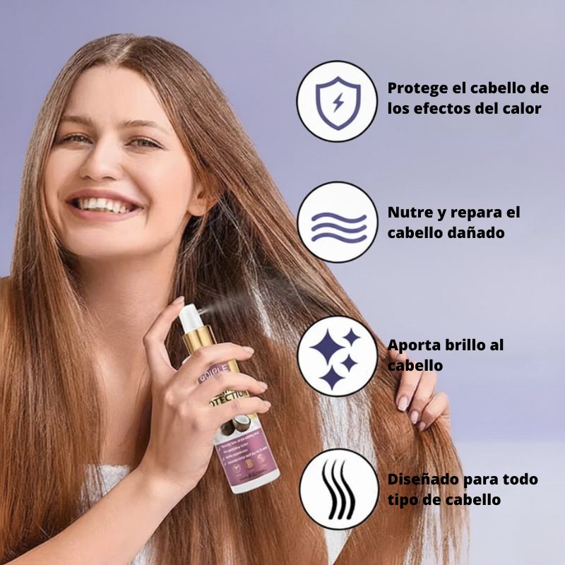 Spray Protector Térmico con Aceite de Coco