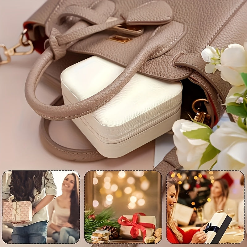Modern Synthetic Leather Jewellery Box