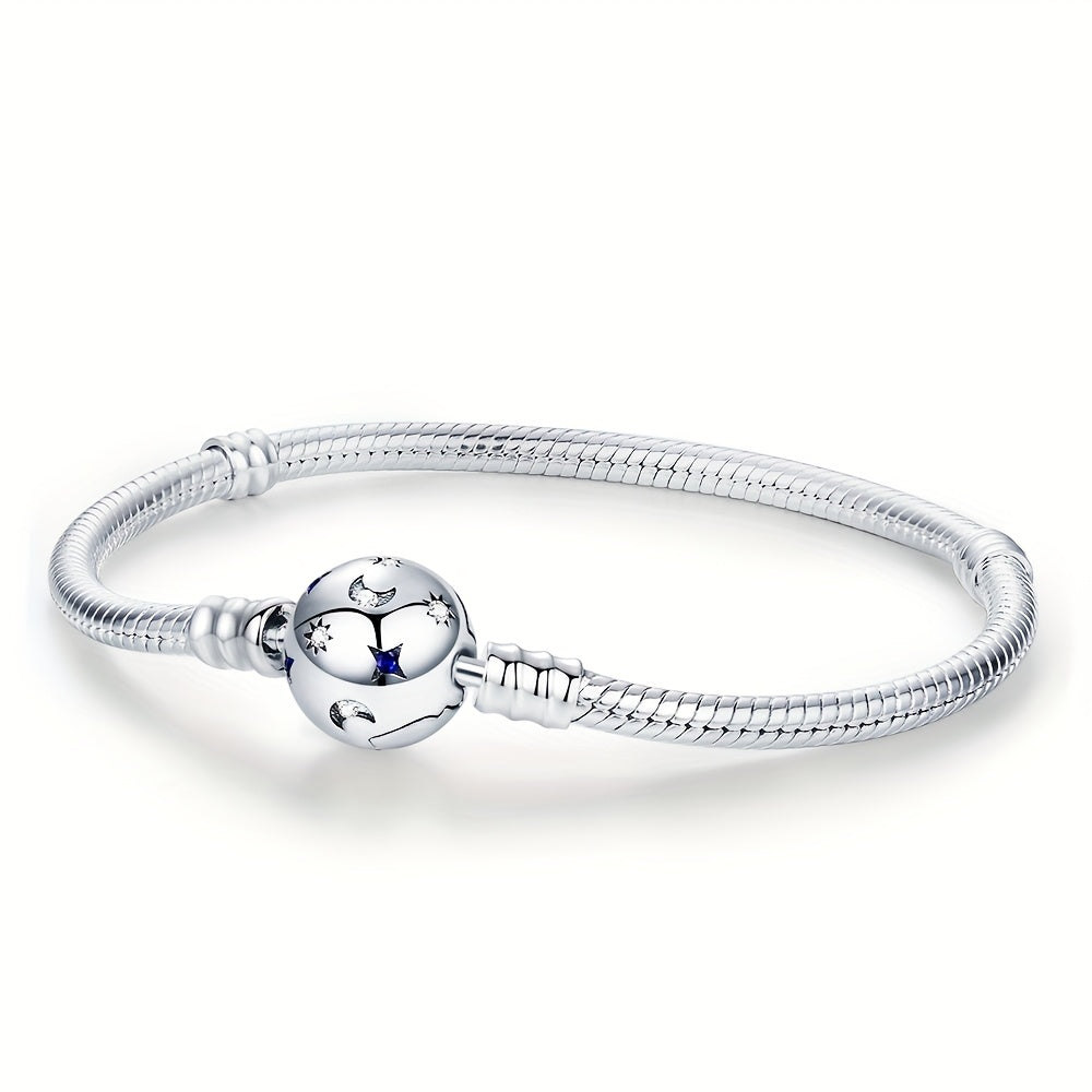 Celestial Moon & Stars Beaded Bracelet