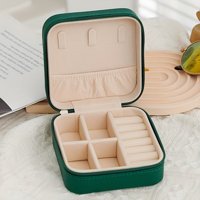 Modern Synthetic Leather Jewellery Box
