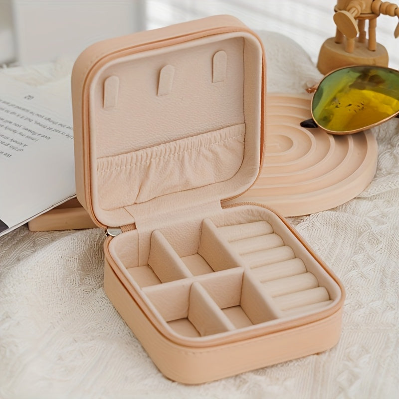 Modern Synthetic Leather Jewellery Box