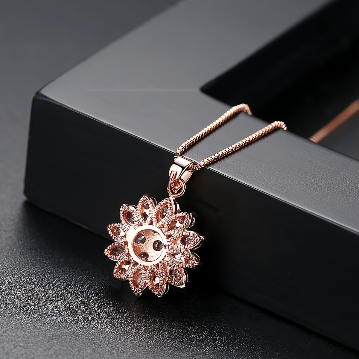 Sunflower Pendant Necklace