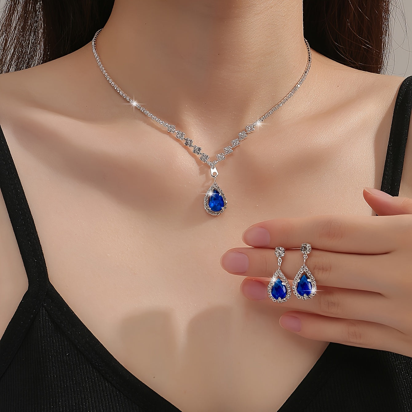 Luxury Zirconia Jewellery 3 Pieces Set