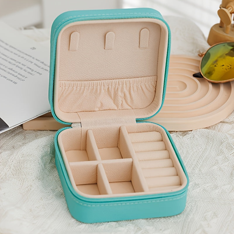 Modern Synthetic Leather Jewellery Box