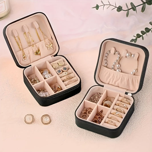 Modern Synthetic Leather Jewellery Box
