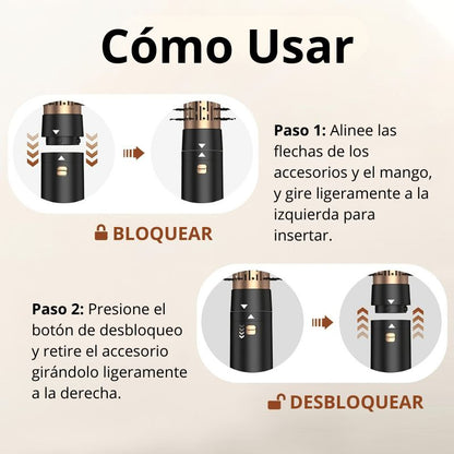 Air Sculpt 3 en 1 - Cepillo Rotatorio de Aire Caliente y Cepillo Secador