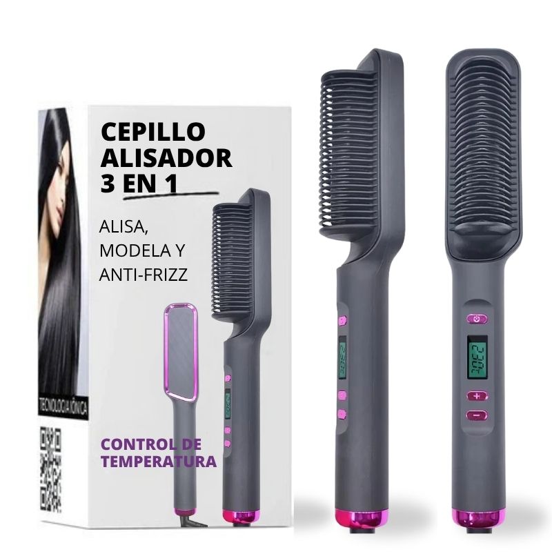 Cepillo Alisador 3 en 1 - 2.0
