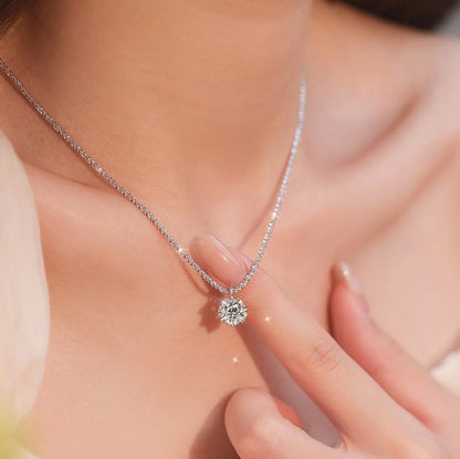 Moissanite Pendant Necklace