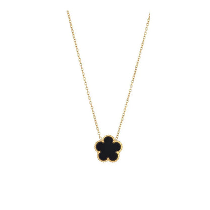 Double Sided Clover Pendant Necklace