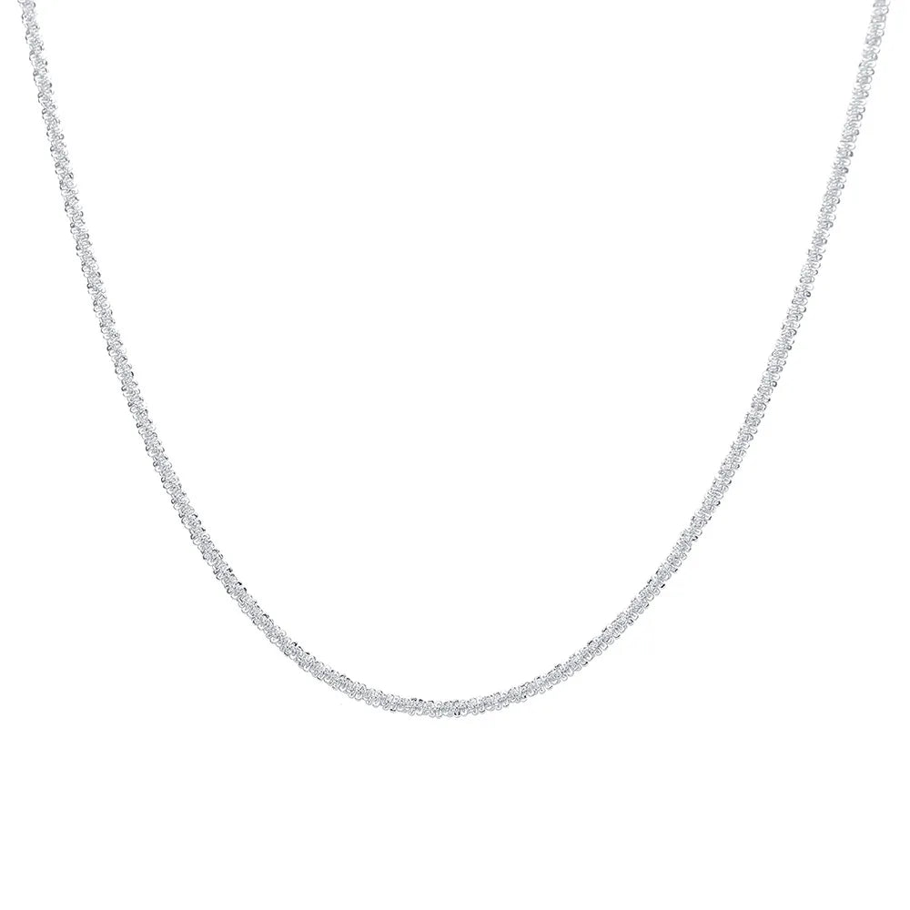 Silver Tone Link Chain Necklace – Classic