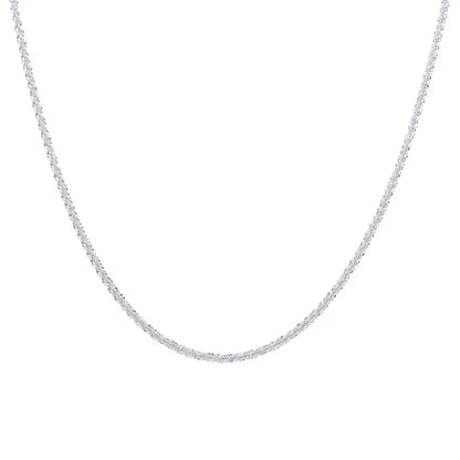 Silver Tone Link Chain Necklace – Classic
