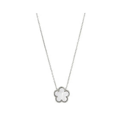 Double Sided Clover Pendant Necklace