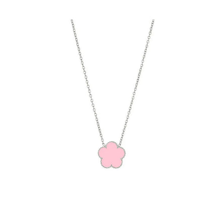 Double Sided Clover Pendant Necklace
