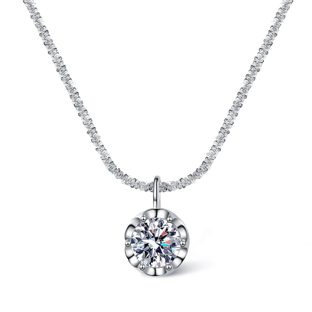 Moissanite Pendant Necklace