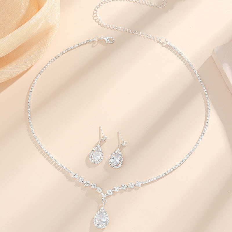 Luxury Zirconia Jewellery 3 Pieces Set