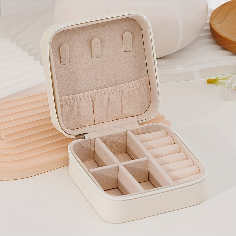 Modern Synthetic Leather Jewellery Box