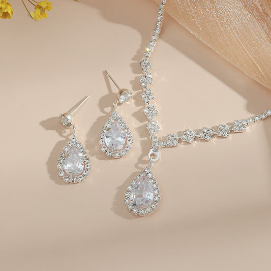 Luxury Zirconia Jewellery 3 Pieces Set