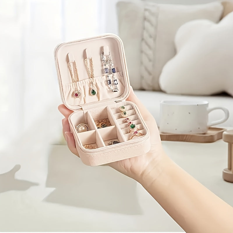 Modern Synthetic Leather Jewellery Box
