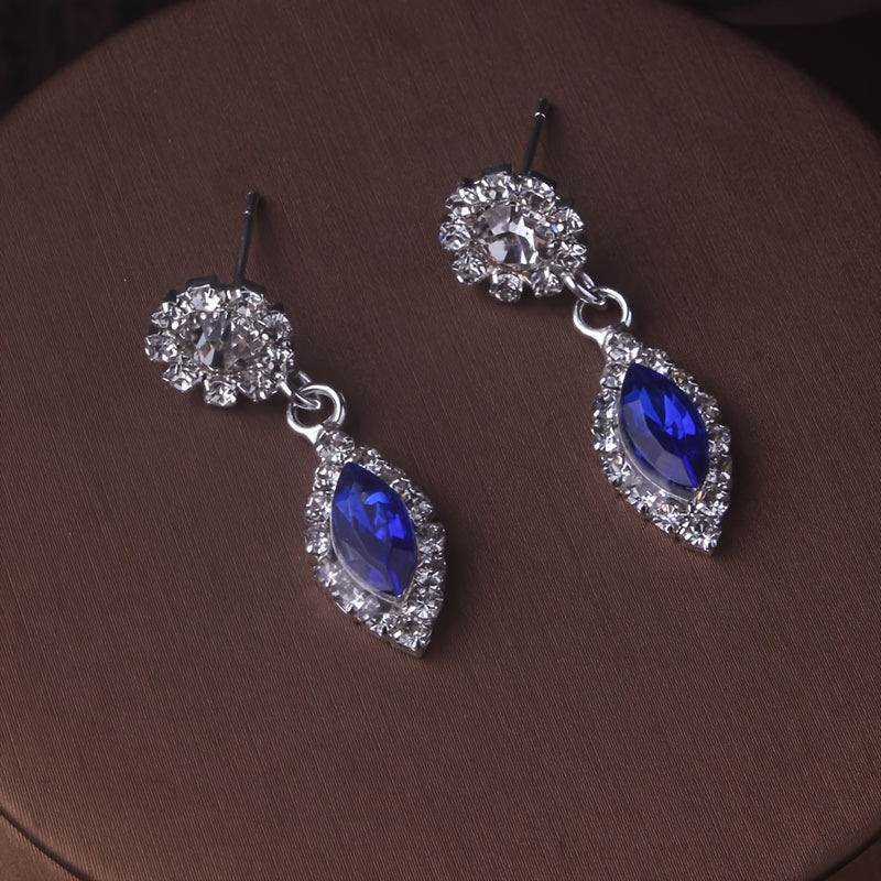Silver-Plated Copper Necklace & Earrings Set