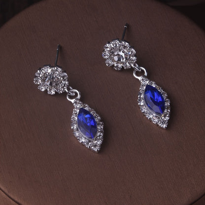 Silver-Plated Copper Necklace & Earrings Set