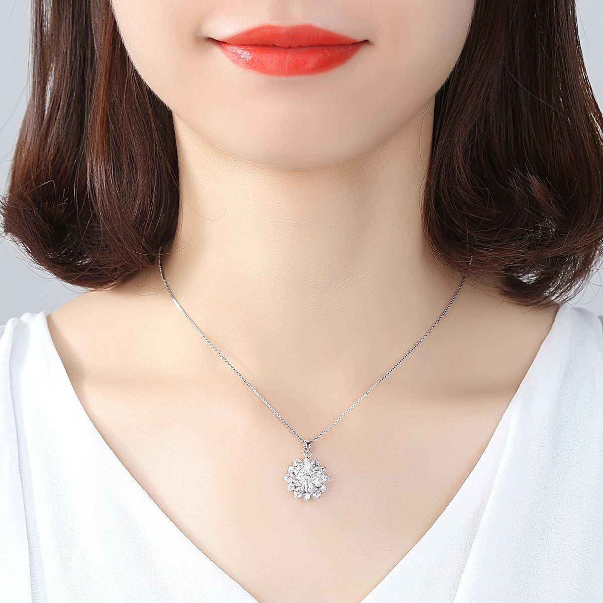 Sunflower Pendant Necklace
